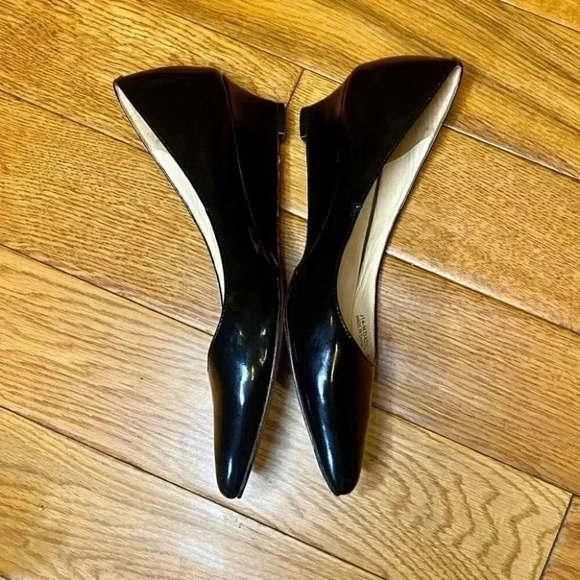 Cole Haan Patent Leather Women's Wedge Pump - Picture 3 of 6